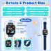 Smart Watch Spielzeug für Jungen Mädchen Uhr für 412 Jahre Touchscreen-Uhr mit 15 Spielen Videokamera Musik-Player Alarm Schule Mod_voghion.com