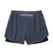 Summer sp men's quick drying, breathable double-layer anti glare, fake two-piece training sh, fitness running_voghion.com