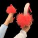 Factory Direct Sale 35-43 Large Size Women's Shoes 42 Cross-Border European And American Style Furry High Heel Slippers_voghion.com