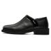 ShoeVault Slip-On Thick-Soled 2025 New Leather Derby Business Casual Square-Toed Stylish Height-Increasing Men's Shoes_voghion.com