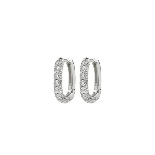 Damenschmuck mit eingelegten funkelnden Zirkonia-Ohrringen in U-Form, leichtes Luxus-High-End-Design, modische Temperament-Ohrringe_voghion.com
