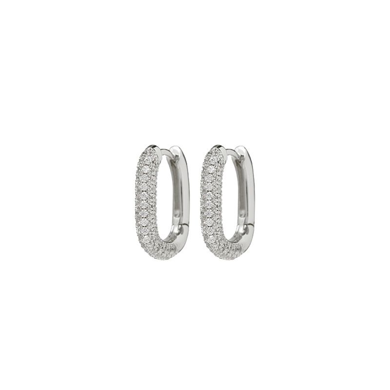 Damenschmuck mit eingelegten funkelnden Zirkonia-Ohrringen in U-Form, leichtes Luxus-High-End-Design, modische Temperament-Ohrringe_voghion.com