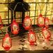 Vintage LED Lantern String Lights – 10/20 Battery-Powered Or Solar Fairy Lights, Warm White, IP43 Waterproof, PVC Shell_voghion.com
