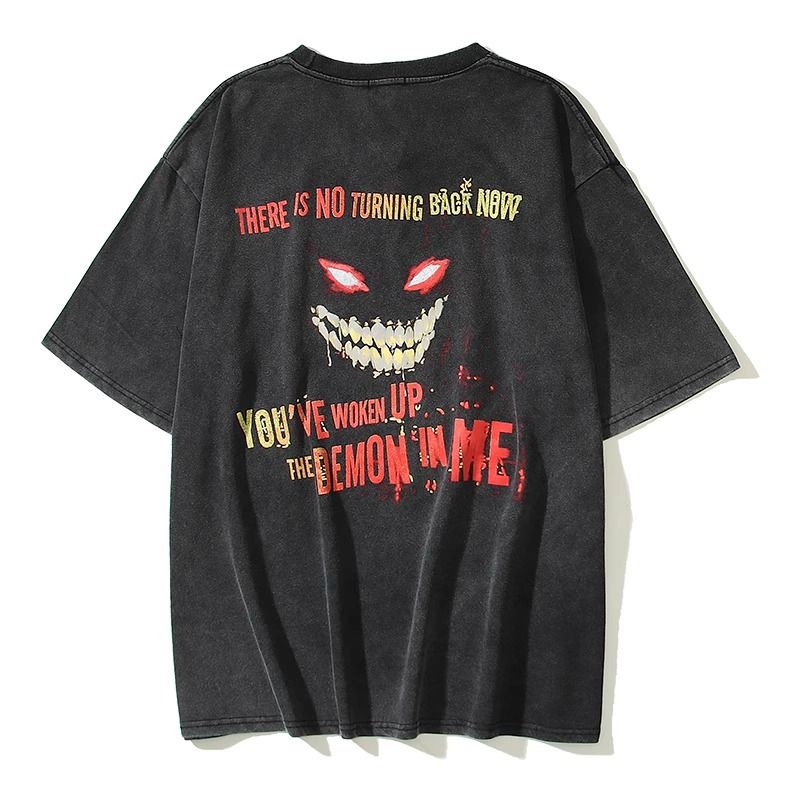 Lavaggio vintage stampato da uomo per realizzare vecchie magliette_voghion.com