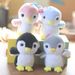 Adorable Plush Cute Penguin Toy Keychain Cartoon Bag Charm Soft Stuffed Doll_voghion.com