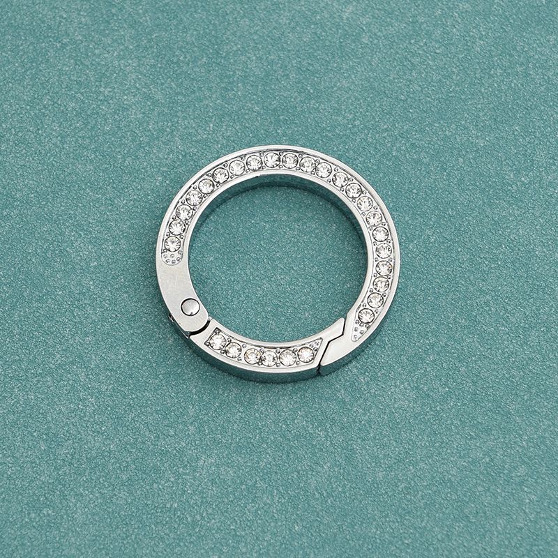 Car diamond keychain, car key with anti loss phone number plate, exquisite keychain pendant for men and women_voghion.com