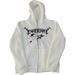 Five-Pointed Star Spider Web Zipper Cardigan Front And Back Print Trendy Versatile Style Couple Loose Hoodie Sweatshirt_voghion.com