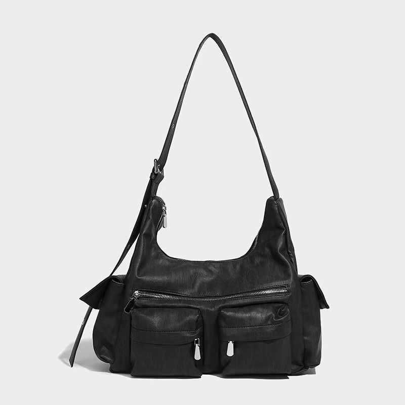 Borsa a tracolla multifunzionale con doppia tasca coreana, nuova di zecca, primavera ed estate, moda, casual e semplice, adatta a tutti i giorni e per i pendolari._voghion.com
