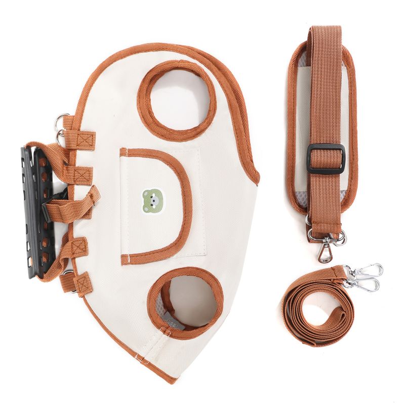 New Portable Outdoor Breathable Handbag For Small And Medium Dogs, Multi-Functional Shoulder Bag With Leash Attachment_voghion.com
