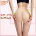 K Women's Mid-waist Shapewear Double-layer Corset Pants; Women's Thong With Stripes And Mesh; Plus Size Girdle A Belly-reducing Crotch_voghion.com