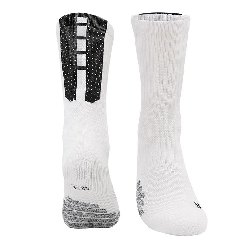 Factory high-cut basketball socks for men, long mid-calf sports socks for men, breathable towel bottom sweat-absorbent elite socks wholesale_voghion.com