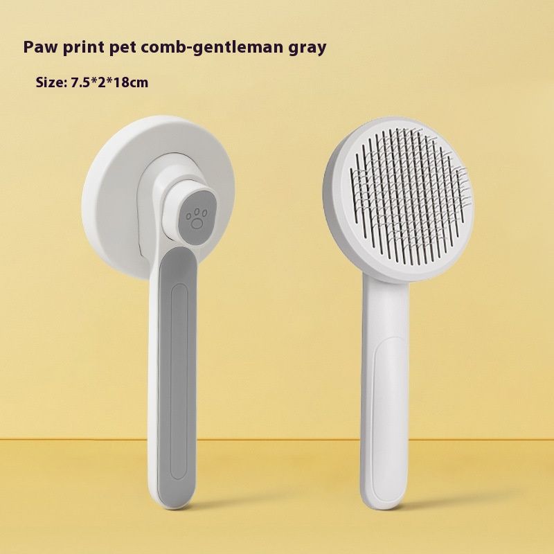 Knot Dog Beauty Pet Flutuante Um Clique Depilação Massagem Pente Gato_voghion.com