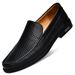 Slip-On Lazy Spring Herren Echtleder Britische Freizeitschuhe Koreanischer Stil Loafer Herren_voghion.com
