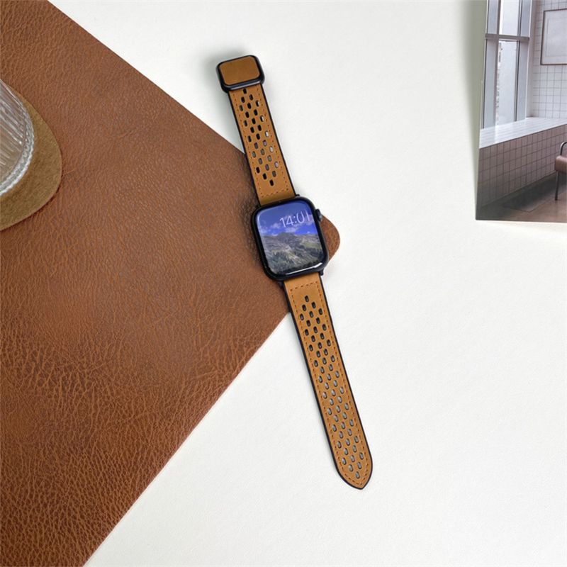 Watch Band For iwatch 42/44/45/49mm 38/40/41mm PU leather Fashion Watch Strap for Watch Series Ultra2 Se 9/8/7/6/5/4/3/2/1_voghion.com