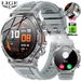Orologio intelligente LIGE AK82 per uomo con chiamate Bluetooth, cardiofrequenzimetro, NFC, fitness tracker impermeabile e batteria da 800 mAh_voghion.com