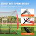 VEVOR 7x7 Ft Baseball Softball Practice Net, Portable Baseball Training Net For Hitting Batting Catching Pitching, Backstop Baseball Equipment With Bow Frame, Carry Bag, Strike Zone, Ball, Batting Tee_voghion.com