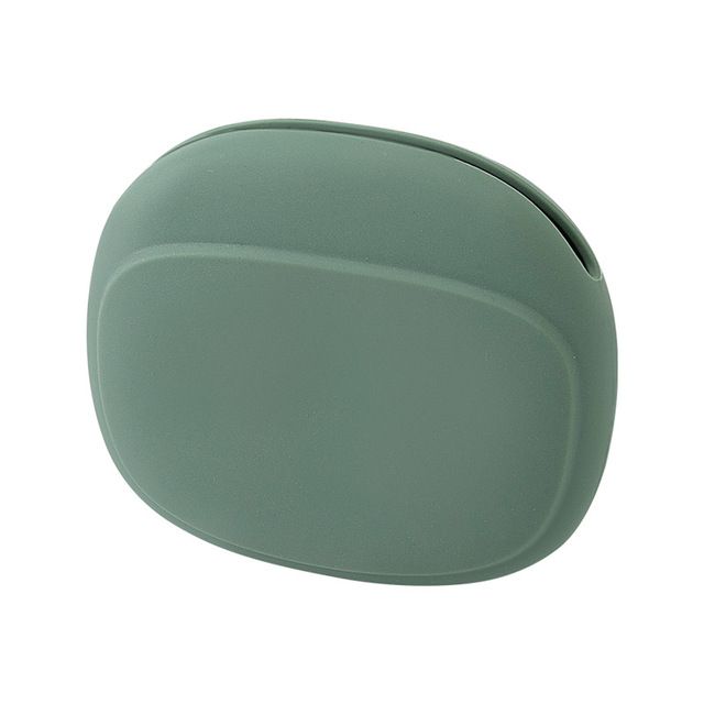 Bærbar opbevaringsboks til headset med datakabel Enkel opbevaringsboks til mobiltelefon med datakabel, silikonepose, sød møntpung_voghion.com