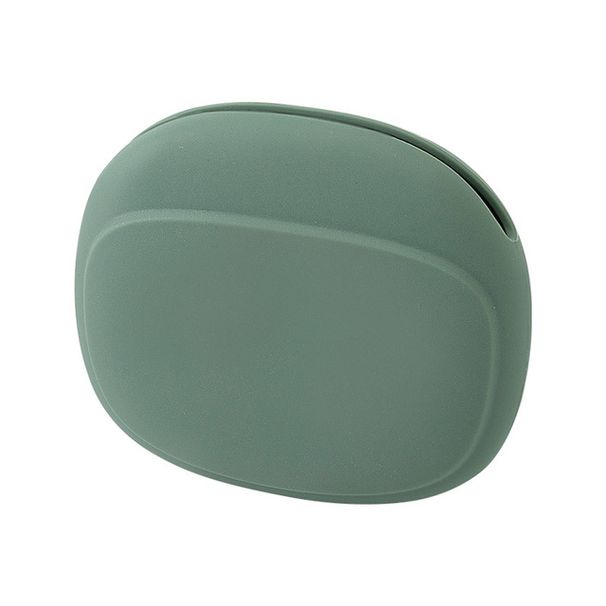 Bærbar opbevaringsboks til headset med datakabel Enkel opbevaringsboks til mobiltelefon med datakabel, silikonepose, sød møntpung_voghion.com