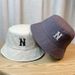Korean Casual and Versatile Letter Embroidered Fisherman Hat with Sun Shading and Fashionable Instagram Basin Hat for Men and Women_voghion.com