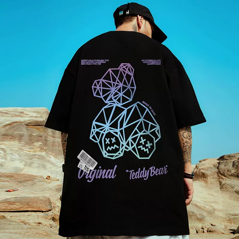 C&J modemærke løs T-shirt enkel kortærmet plus tyk plus størrelse 5/4 ærmer tyk fyr herre sommer 8XL_voghion.com