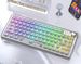 Attack Shark K75RGB Wireless Mechanical Bluetooth Transparent Gasket Hot-Swappable Keyboard_voghion.com