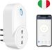 Gniazdo Włochy 16A/20A Inteligentna wtyczka Wi-Fi z monitorowaniem mocy Aplikacja Tuya Smartlife Zdalne sterowanie Asystent Google Alexa_voghion.com