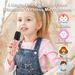 Mini macchina per bambini, regalo di Natale e compleanno per bambine dai 4 ai 12 anni, divertente giocattolo con microfono per karaoke, Bluetooth portatile_voghion.com