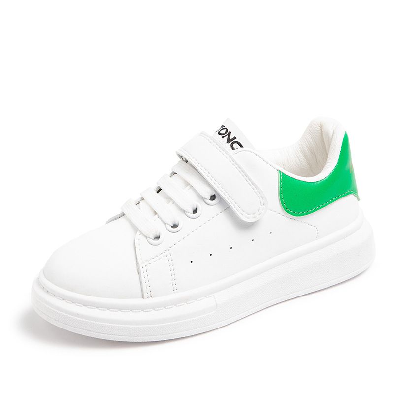 Children's student sports sneakers, spring and autumn boys' low-cut soft-soled running shoes, school performance white shoes, girls' fashionable shoes_voghion.com