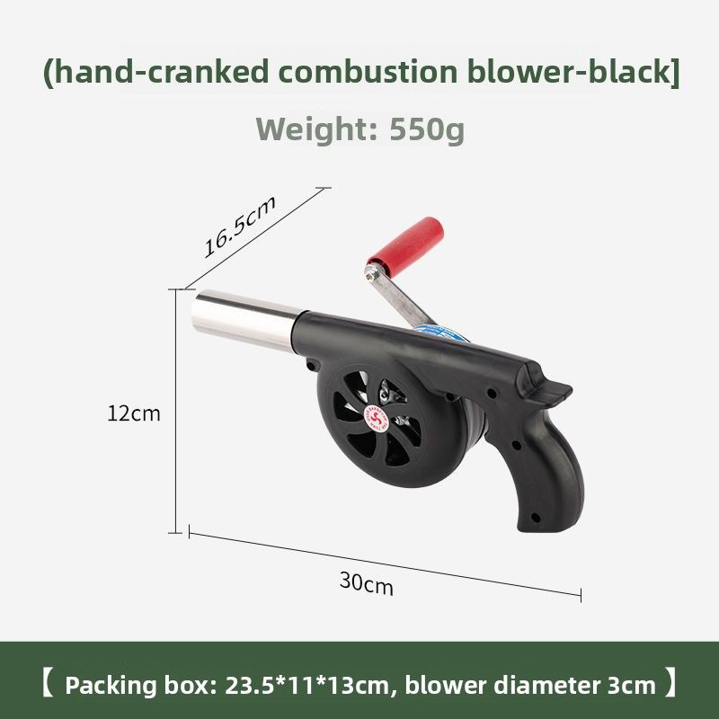Hand Crank Fan Blower Handheld Small Charcoal Fire Starter For Camping And Outdoor Activities_voghion.com