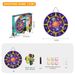 Children's Shooting Practice Round Target Sticky Ball Darts Dribbling Lights Versus Soft Shot Gun Play_voghion.com