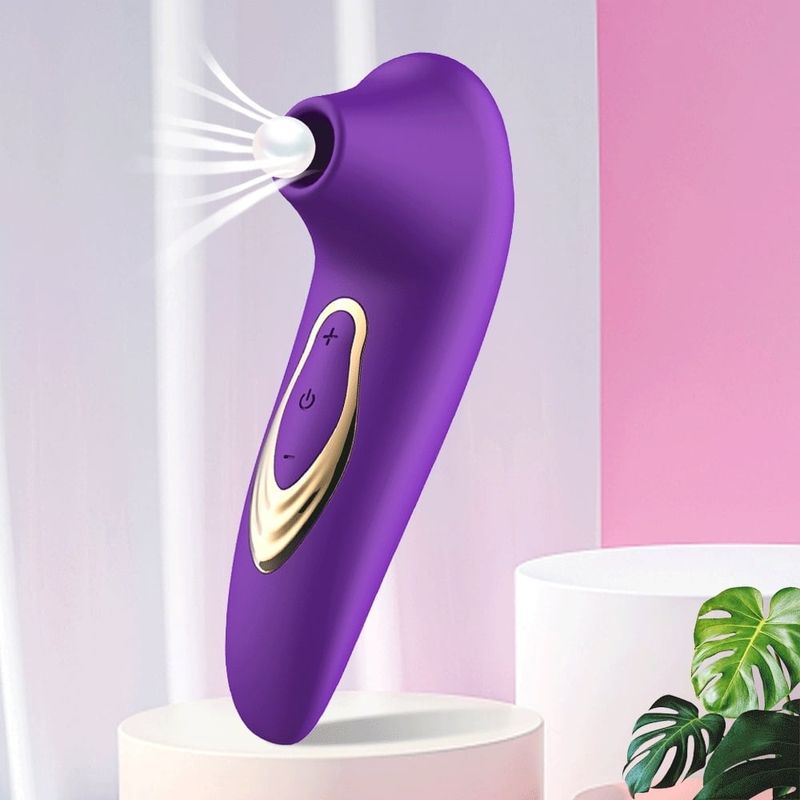 XBONP Sucking Vibrator For Women, Female Clitroal Nipple Vacuum Adult Sex Toys, Purple_voghion.com