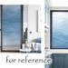 Window Glue Wave Film Privacy Film; 15x39 Sea Inches Static Glass Drative Window Stained No Translucent_voghion.com