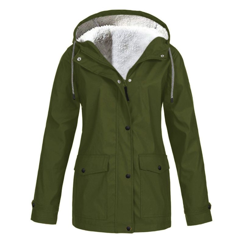 2022 Dames Dikke Coa Mode Auumn Winer Plus Vee Oudoor Jacke Winddicht Waerproof Mounaineering Capuchon_voghion.com