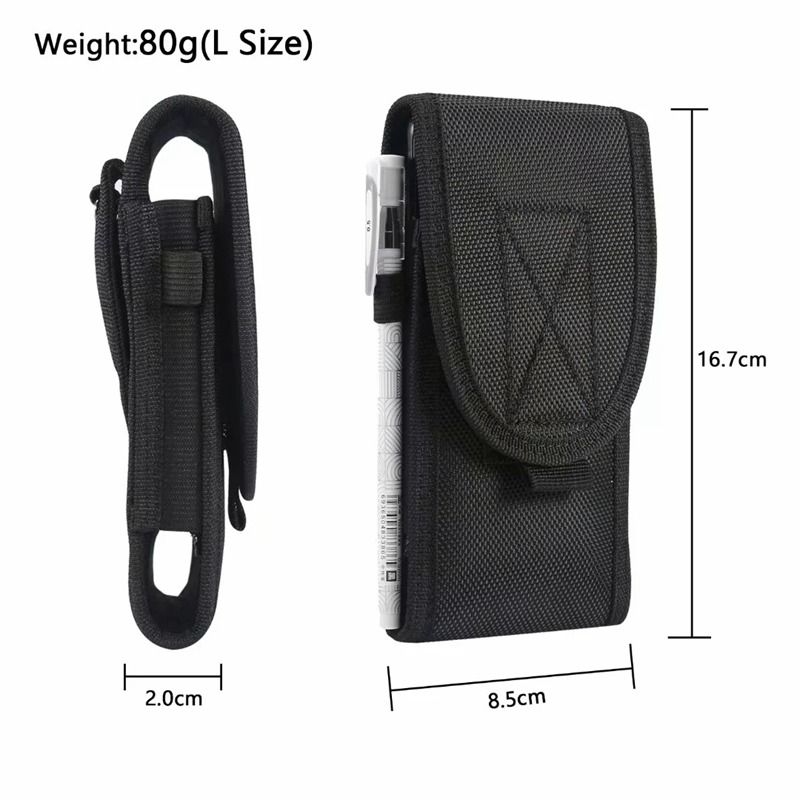 Nylon Camouflage Tactics Molle Sports Phone Bag_voghion.com