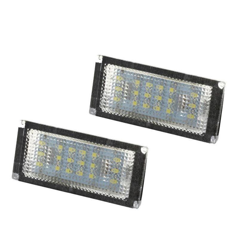 1 Pair 18-LED Car Rear Number License Plate Light Lamp For 3 Series E46_voghion.com