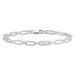 Sterling Silver Fancy Link Anklet_voghion.com