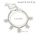 Creative Rhinestone Small Butterfly Fashion Anklet Simple Beach Shimmer Exquisite_voghion.com