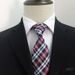 High-Density British Plaid Tie Men's Suit Checkered Formal Business Shirt_voghion.com
