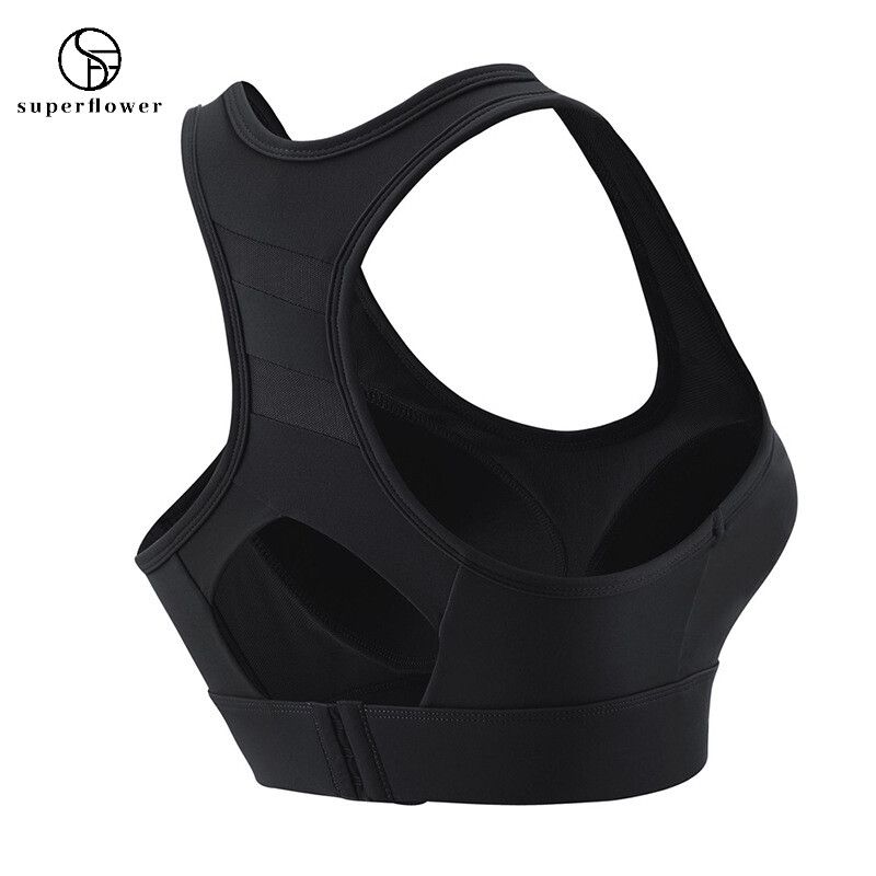 SUPERFLOWER Damen Fixed BH Héichfestigkeit Schockbeständeg Sport-BH fir Yoga Jogging Fies_voghion.com