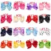 16 pz 6 '' Grandi Grandi Accessori Polka Dot Boutique Ragazze Nastro Del Grosgrain Archi Per Capelli Clip Per I Più Piccoli_voghion.com