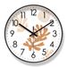 Yipula 6632 Simple Nordic Fashion Living Room Home Wall Watch Silent Sweep Second Quartz Clock_voghion.com