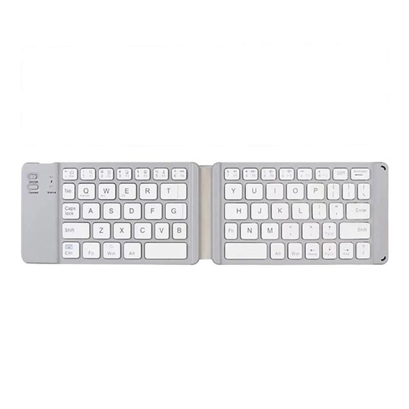 Klappbare Bluetooth-Tastatur für iPad, Handy, Tablet, Notebook, tragbares Büro, Mini-Drahtlostastatur, Aufbewahrungsmöglichkeit für drei Systeme, Universa_voghion.com