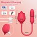 TLUDA Rose Toy Tongue Vibrator With G Spot Vibrator Vibrating Egg For Women Red_voghion.com