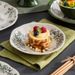 Luxury Ceramic Steak Plates Set – Elegant 7"/8" Oval Dinnerware With Floral Motif, Microwave Safe (Lightweight Yet Durable)_voghion.com