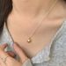 Collana in argento puro con ciondolo a forma di cuore semplice, design di nicchia coreano INS, per donne, stile minimalista, celebrità di Internet_voghion.com