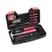 39-Piece Carbon Steel Tool Set With Plastic Toolbox - Durable Household & DIY Repair Kit For Home, Garage, Workshop_voghion.com