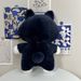 Black Scaramouche Cat Game Genshin Impact Fluffy Wanderer Pet Plush Toys Cosplay Doll Soft Stuffed Pillow Gift For Kids_voghion.com
