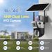 Solar 4G Dual-Lens Security Camera - Wireless 360° Panoramic Outdoor Monitoring (Remote Viewing Night Vision Motion Detection IP66 Waterproof)_voghion.com