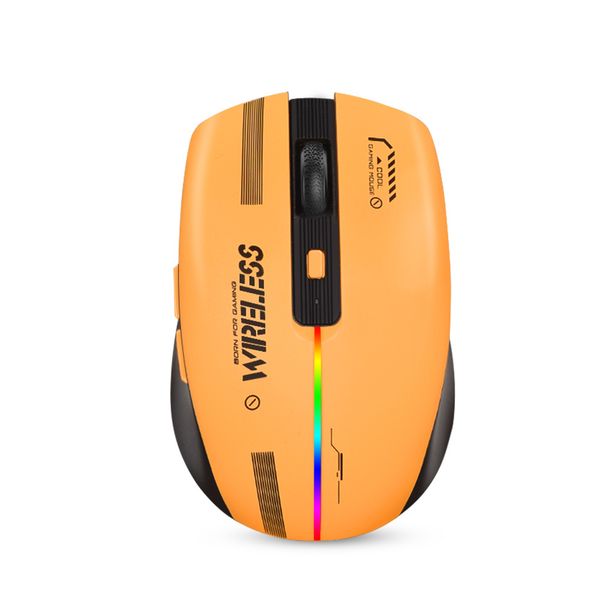 2,4 G Kabellose Maus, Wiederaufladbare PC Gaming-Maus, computer programmabili per laptop, Windows, PC, Mac_voghion.com