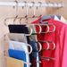 1PC Stainless Steel Pants Rack Five-Layer Multi-Functional Hanger Multi-Layer Pants Storage Rack_voghion.com